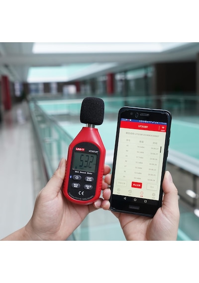 Ut 353 Bt Bluetooth Mini Ses Ölçer 30/130 Db Desibelmetre