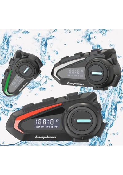 Fm Radyolu Kask Kulaklığı Su Geçirmez Bluetooth 5.3 Motosiklet Kask Kulaklık