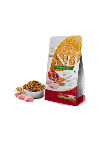 N&d Ancestral Grain Tavuklu Narlı Düşük Tahıllı Kısırlaştırılmış Kedi Maması 10 Kg