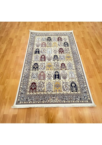 Otantik Karma Desenli 120 X 180 Dijital Baskı Halı Çok Renkli