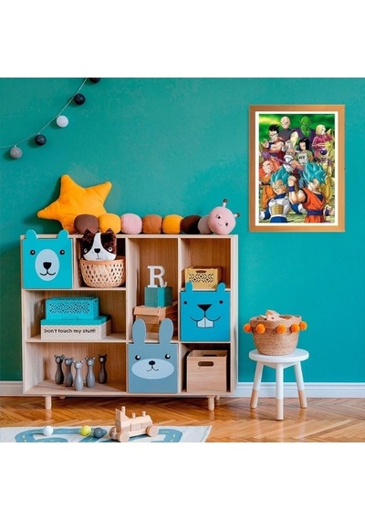 Clementoni Dragon Ball Temalı Super Supercolor 104 Parça Premium Çocuk Puzzle Yapboz