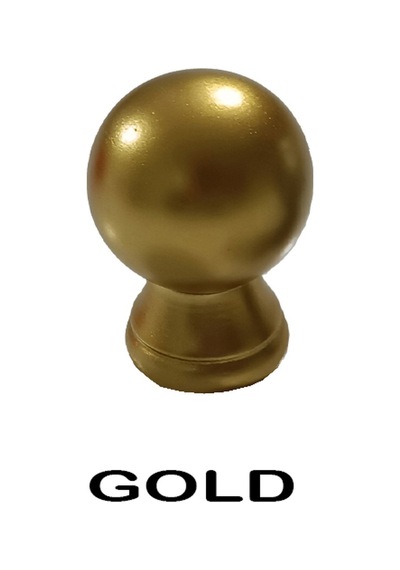 Perdemix Ahşap Rustik Top Başlık 1 Adet Gold