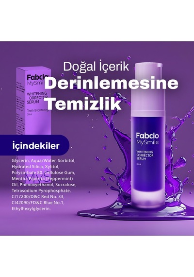 Fabcio Mysmile Florürsüz Diş Beyazlatma Serum/jeli