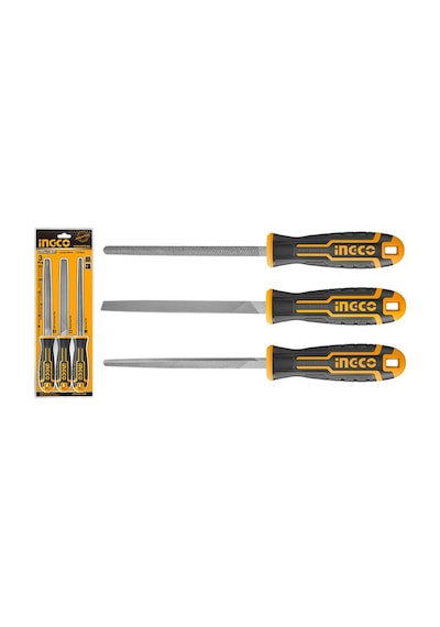 Ingco HKTFS1308 Endüstriyel 3'lü Eğe Seti