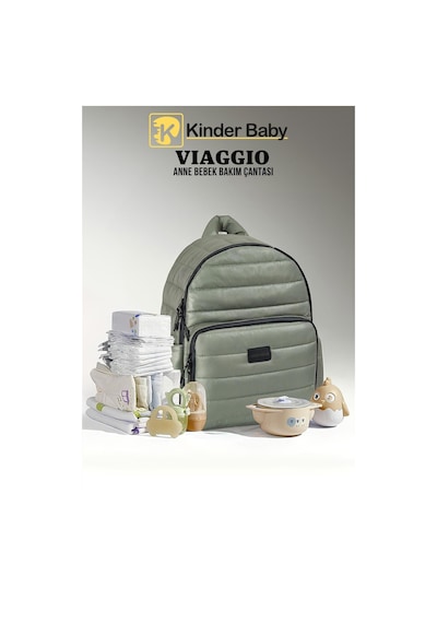 Kinder Baby Viaggio Termal Mint Bebek Bakım Çantası Mint