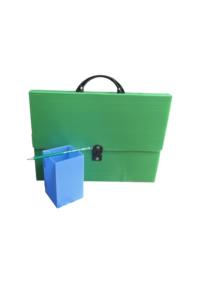 25x35 Proşe Çantası Ve Resim Dosyası Promosyonlu Ürün Yeşil