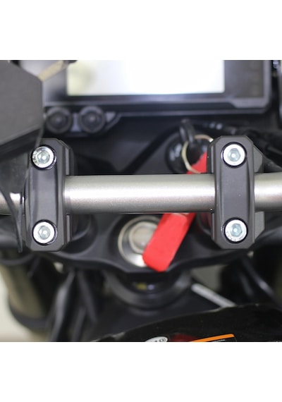 GP Kompozit Yamaha MT-25 2017-2024 Uyumlu Gidon Yükseltme 22mm Siyah