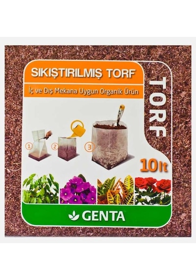Sıkıştırılmış Torf Cocopeat 10 Lt
