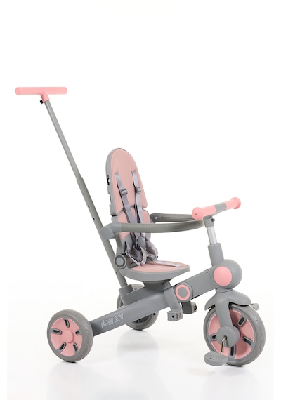 Flow 9in1 Smart Trike Çift Yönlü, Yatabilir, Katlanabilir, Denge Bisikleti Özellikli Bebek Ve Çocuk Bisikleti Pembe