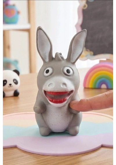 Eşek Squishy Stres Oyuncağı 12 Adet Yumuşak Esnek Sıkılabilir Figür Seti Bx-316715