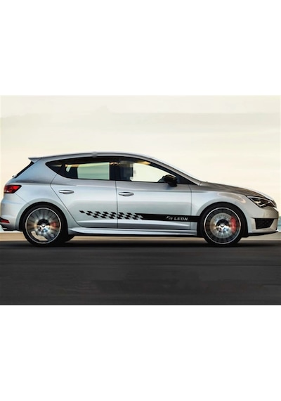 Seat Leon Yan Kapı Şerit Sticker Etiket Modeli