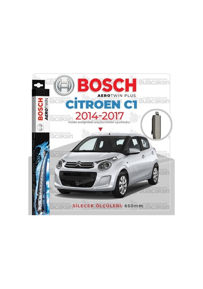 Citroen C1 Muz Silecek Takımı 2014-2017 Bosch Aerotwin