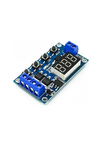 Dual Mos 12 24v Zaman Ayarlı Geciktirmeli Led Ekran Zaman Rölesi