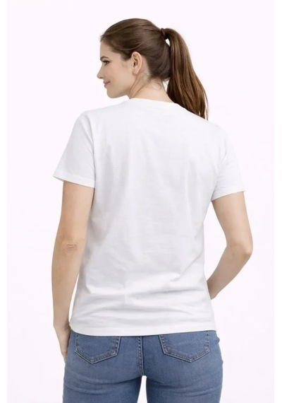 De'charme Türkiye Baskılı Tişört Ay Yıldız 2026 Dünya Kupası Taraftar Forma T-shirt - Beyaz