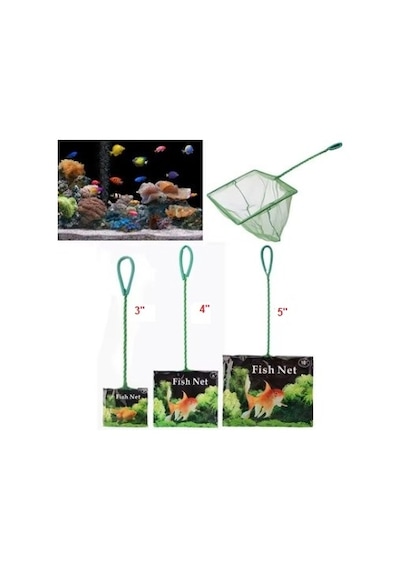 Akvaryum Balık Yakalama Kepçesi 4 İnç 10 Cm Bx40