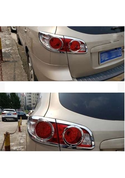 Hyundai Santa Uyumlu Fe 2006 2012 Arka Stop Kaplama Abs Plastik Krom