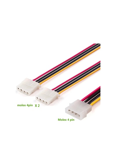 Molex Power Çoklayıcı Kablo Molex Ide Power Çoklayıcı 18Awg 4Pin