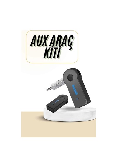 Bluetooth Araç Kiti Aux Çıkışlı Telefon Müzik Alıcı Tüm Cihaz Uyumlu