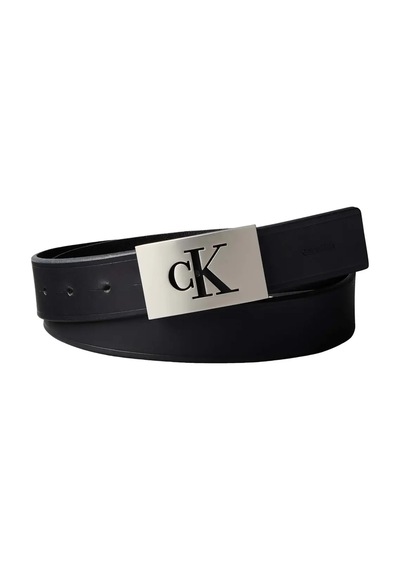 Calvin Klein Ssnl Mono Plaque 35m Siyah Erkek Deri Kemer