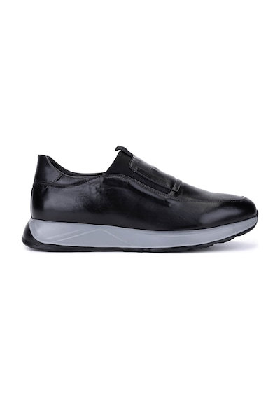 Tamer Tanca Erkek Hakiki Deri Siyah Sneakers & Spor Ayakkabı 537 3816 Erk Ayk Sk25-26 Sıyah Dr/str Siyah