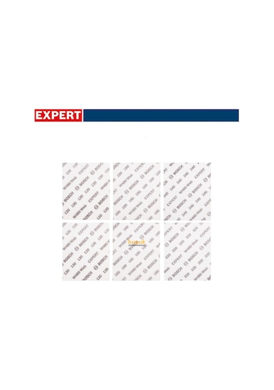 Bosch Expert W480 Web 6'lı Çok Amaçlı Elde Zımparalama Kâğıdı Seti 2608902431