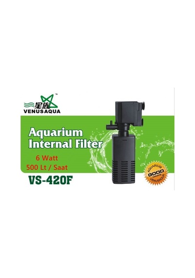 Venusaqua Vs-420F Akvaryum İç Filtre Motoru 6 Watt 500 L/H