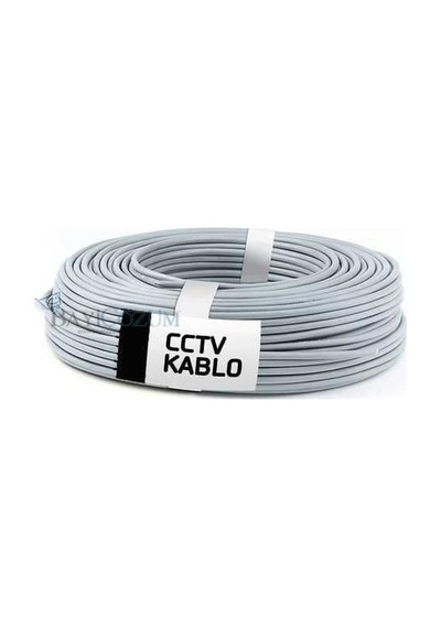 '-Fujitech 2+1 0.22Mm 100Mt Cctv Güvenlik Kamera Kablosu Tse Ve Is