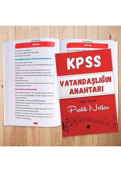 Kpss Vatandaşlığın Anahtarı Müzik Destekli Pratik Notlar - Umut Kaya
