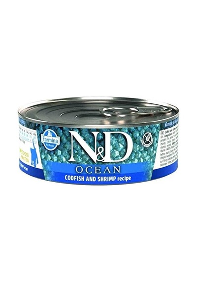 N&d Ocean Morina & Karides Balkabağı Yavru Kedi Konserve 6x70 Gr