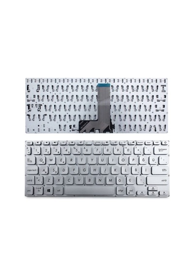 Asus Vivobook X415m X415m X415ma Klavye Silver Gümüş Renk Tuş Takımı