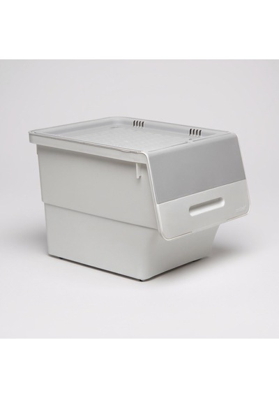 Technow Motek Mt06 12 Litre Gri Tekerlekli Tekli Organizer + Temizlik Seti Gri - Beyaz