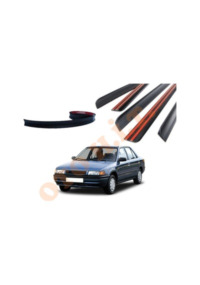Mazda 323 92-96 Uyumlu Bagaj Üstü Spoiler Mat Siyah