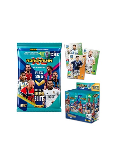 Panini Fıfa 365 Adrenalyn Xl 2027 Başlangıç Seti Ve 50'li Kutu 324 Kart + 25 Özel Kart