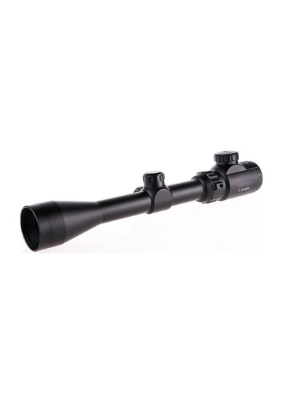 3-9x40 Zoomlu Çıft Işıklı Av Tüfeği Dürbünü Montaj Kelepçeli Lisinya Siyah 29717254