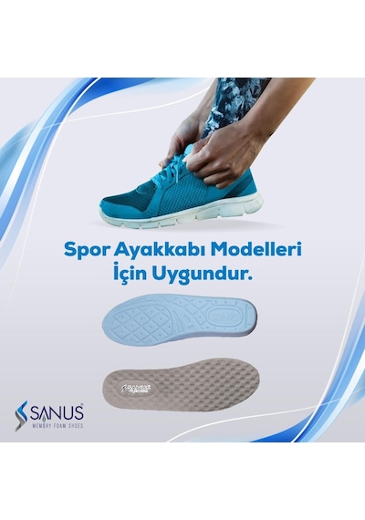 Sanus M900 Visco Memory Foam Anatomik Unisex Tabanlık