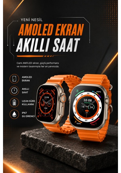 Akıllı Saat Gps Özelliği Bildirim Görme Adımsayar Sesli Görüşme Yapabilen Çok Renkli