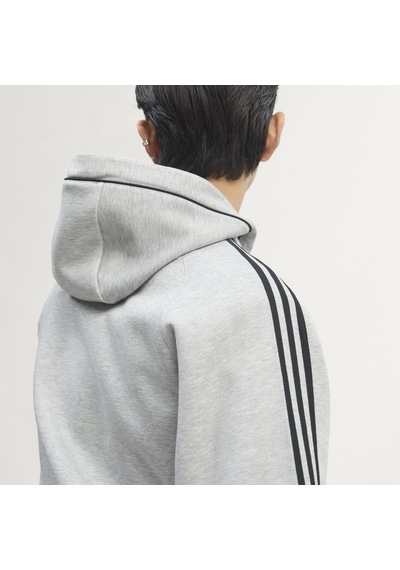 Adidas Kr7070 Spacer Fz Hd Erkek Sweatshirt Gri