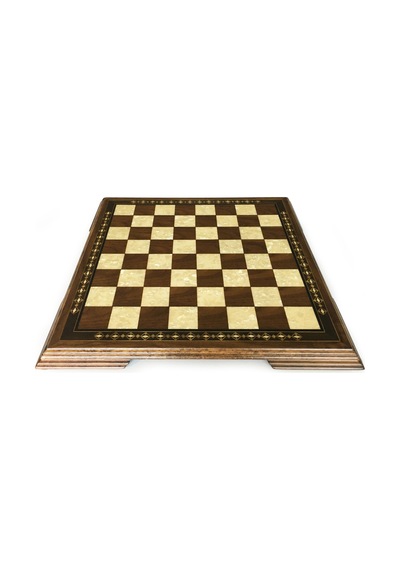 Helena Wood Art Masif Ceviz Sedefli Satranç Tablası 42 cm