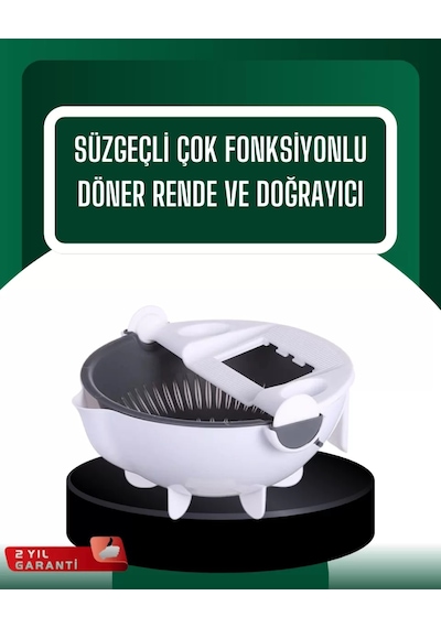Çok Amaçlı Hazneli Sebze Rende Doğrayıcı Ve Soyucu