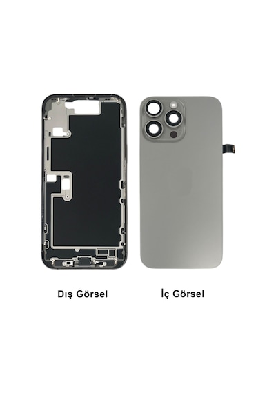 Teknonet Apple Uyumlu iPhone 16 Pro Dolu Kasa - Natural Natural