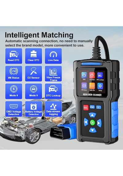 Otomobil Arıza Teşhis Cihazı Obd2 Motor Test Cihazı Elm327 T200