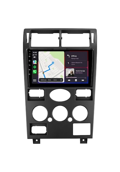 Ford Mondeo Android Multimedya 2001-2004 Carplay Android Auto Navigasyon Kameralı 4gb Ram 32gb 9"