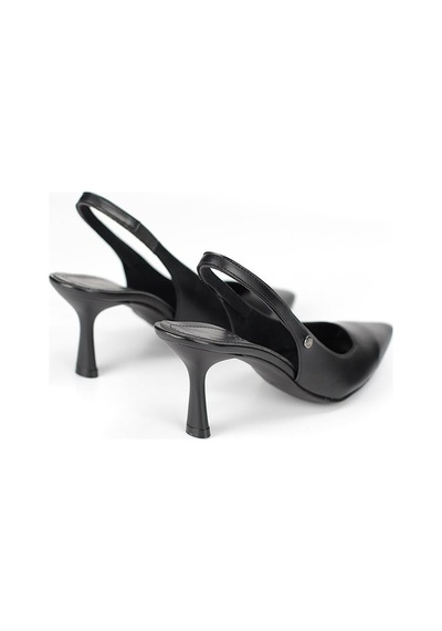 Vivienne Esnek Yumuşak Kaymaz Taban 7 Cm Siyah Cilt Açık Lastikli Kadın Topuklu Ayakkabı Çok Renkli Vivienne Esnek Yumuşak Kaymaz Taban 7 Cm Siyah Cilt Açık Lastikli Kadın Topuklu Ayakkabı Çok Renkli