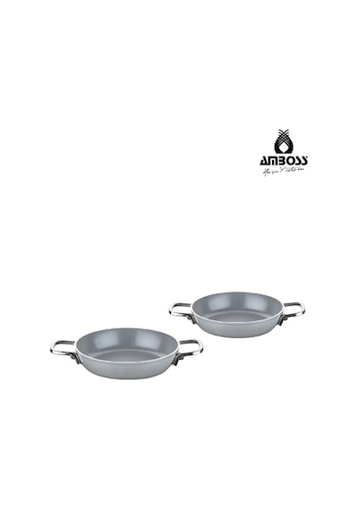 Sera Nova Bello 2 Parça Seramik Sahan Seti 20-22 Cm Gri Gri