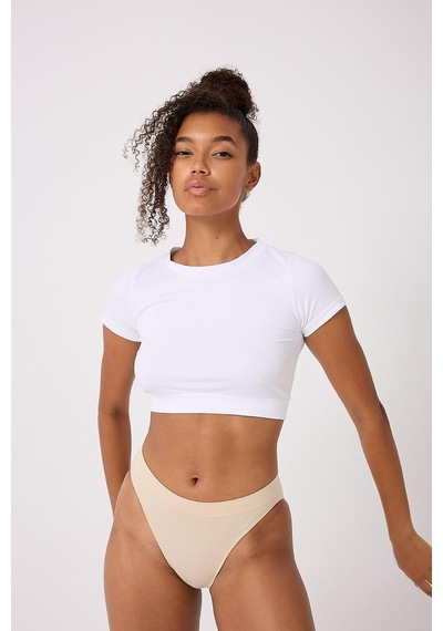 Kadın Slip Mini-1 Açık Beyaz