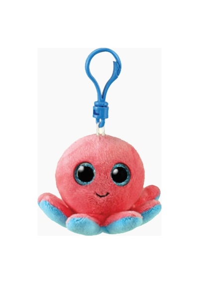 Ty Beanie Boos Peluş Pembe Ahtapot Anahtarlık Sheldon