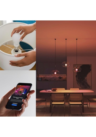 Philips Hue Essential 8w E27 806 Lumen Renkli Akıllı Ampul A60 2'li Ekopaket Diğer