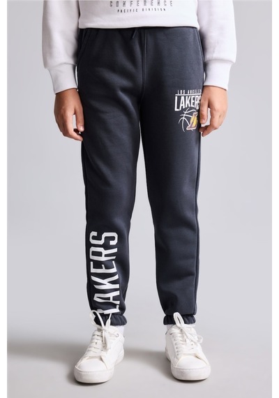 Defacto Nba Los Angeles Lakers Regular Fit Lastikli Paça Baskılı Eşofman Altı Erkek Çocuk F4088a826wnar138 Antrasit-ar138