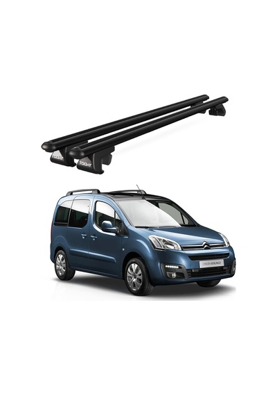 Venüs Citroen Berlingo 2008-2018 Uyumlu Siyah Ara Atkı Port Bagaj Tavan Barı