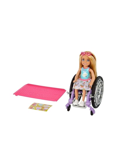 Barbie Chelsea Bebek Ve Tekerlekli Sandalyesi Hgp29
